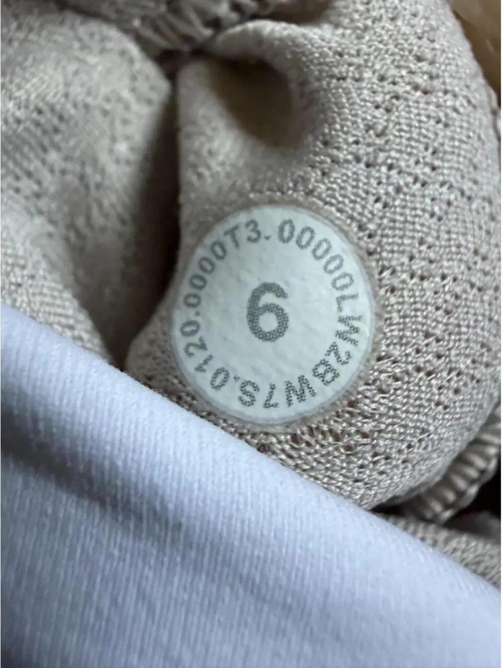 White Lululemon sports bra